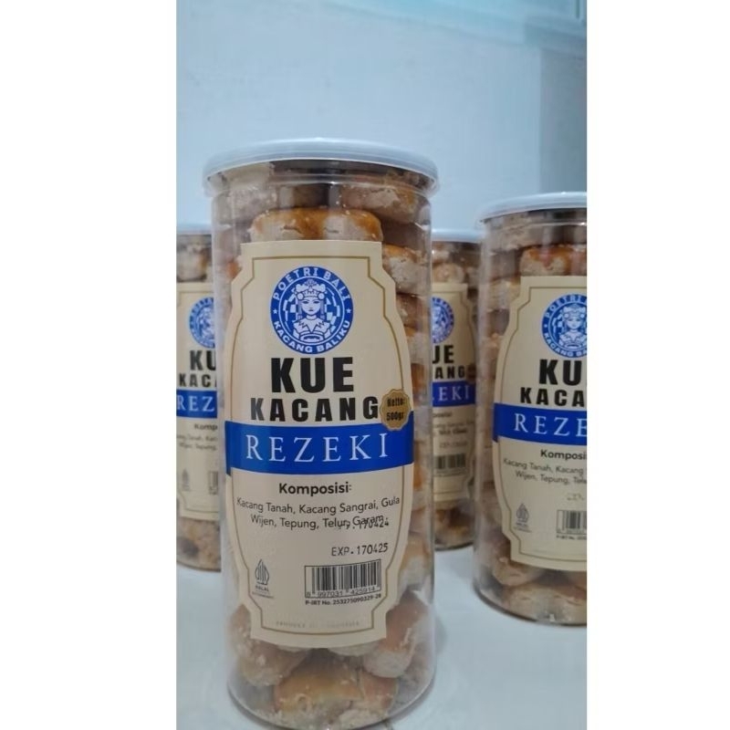 

Kue kacang merk Poetri Bali/kue kacang