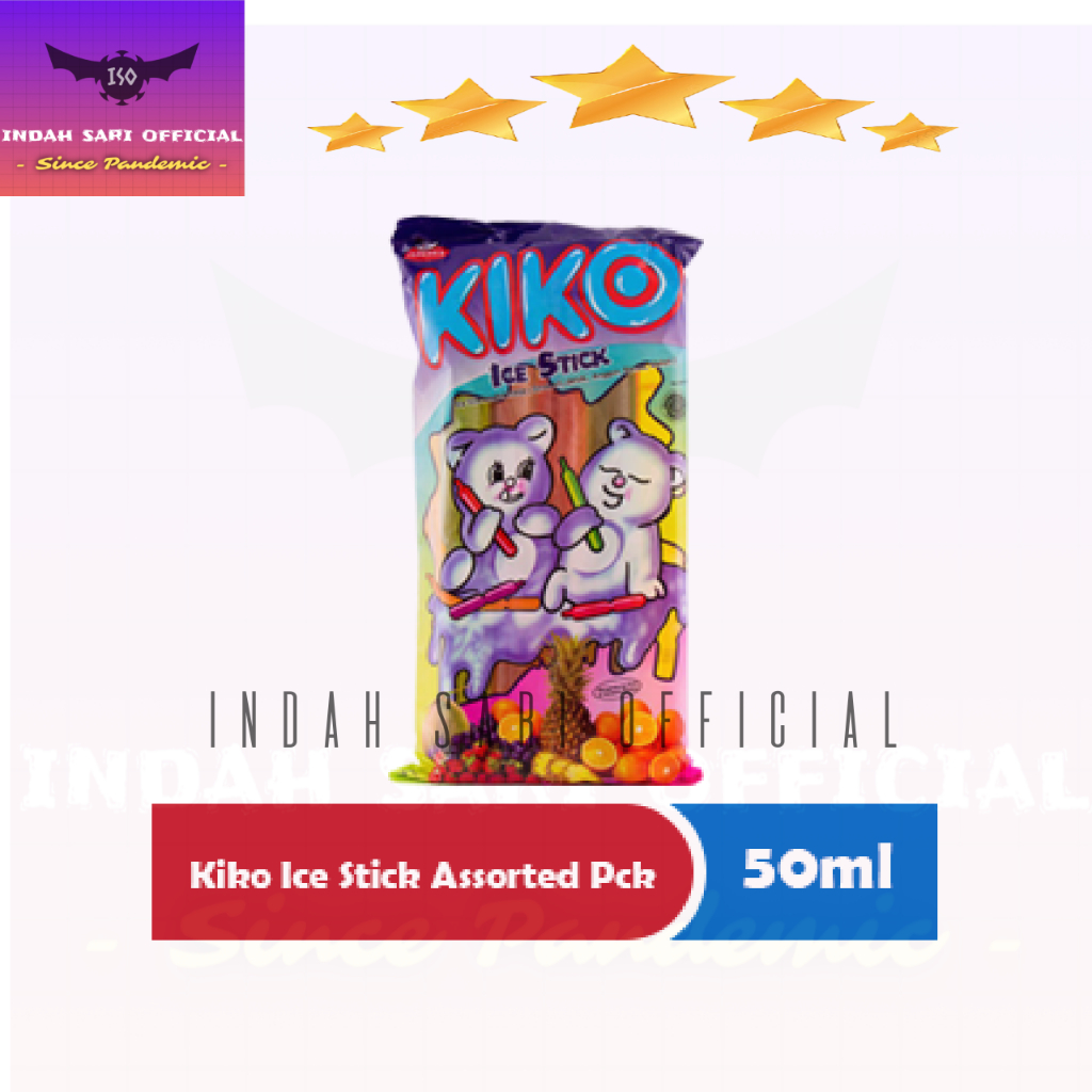 

Kiko Ice Stick Assorted 50mL (10pcs) - Camilan Dingin & Menyegarkan
