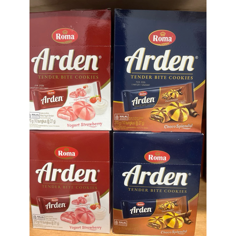 

ARDEN COOKIES HALAL ( ISI 10 PCS / BOX ) @27gr