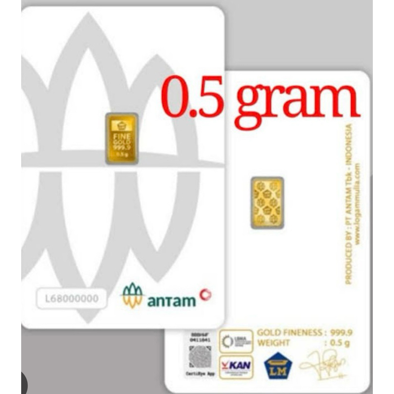 Logam Mulia ANTAM 0,5gr RM