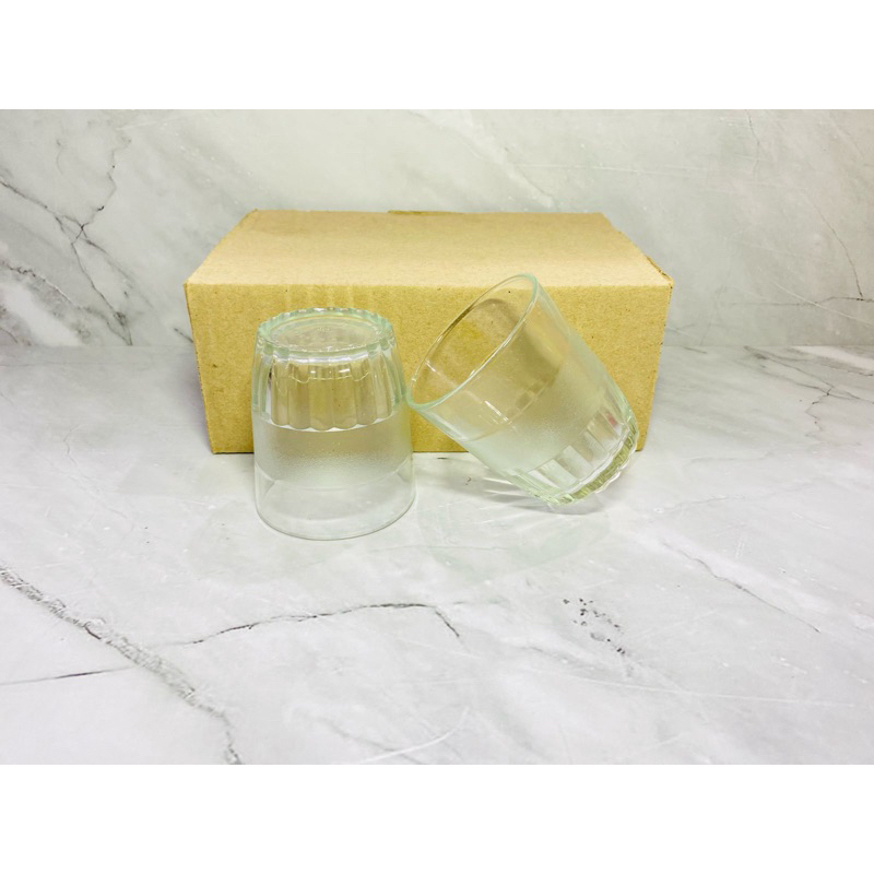 GELAS KACA SET HS-6 KEDAUNG / GELAS TEH / GELAS KOPI - KEDAUNG