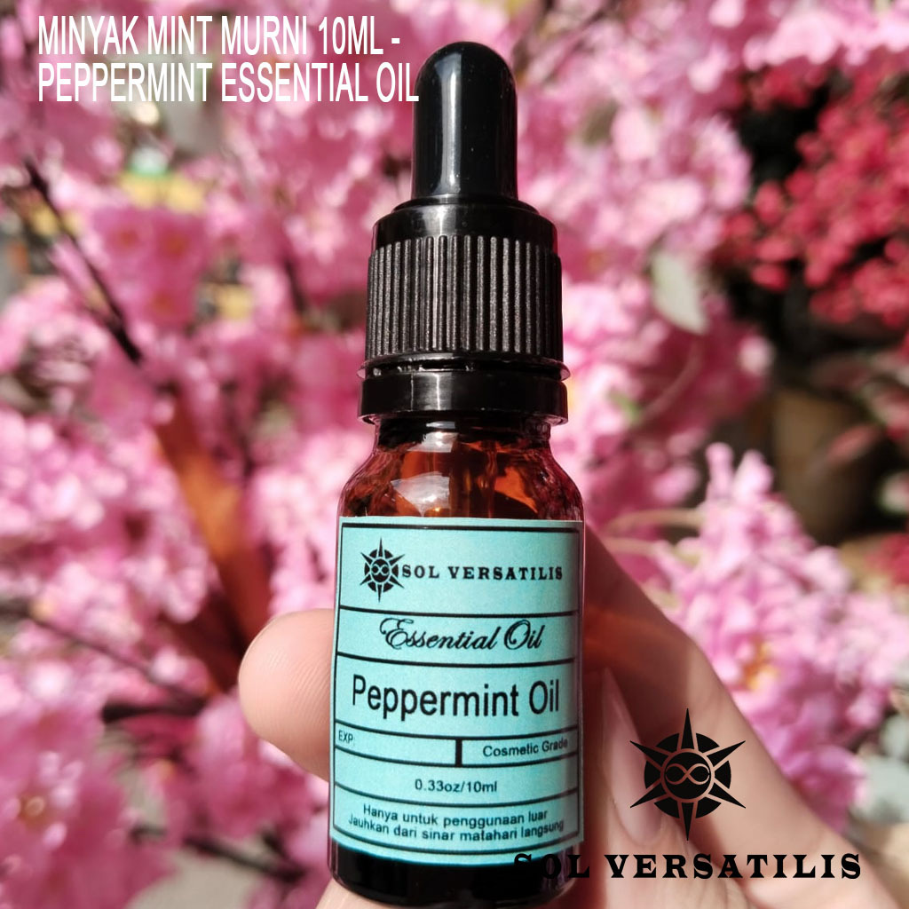Minyak Mint Murni 10ml - Peppermint Essential Oil / Cold Pressed Hair Care Penumbuh Rambut