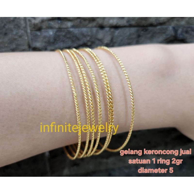 Gelang Keroncong Mevvah Mas muda