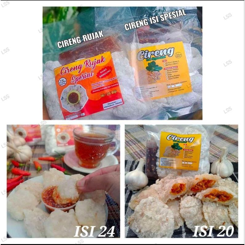 

Cireng salju free saos bumbu rujak (kemasan frozen)