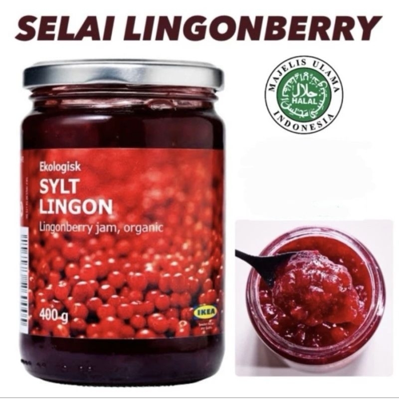 

Ekologisk Sylt Sweden Organic Jam Lingonberry Selai Lingoberry Selai Meatball Berry Jam Berri Import 400g
