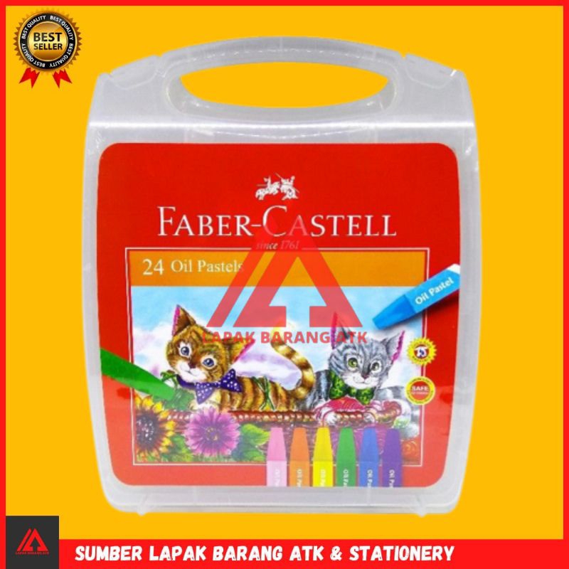 

Crayon Faber-Castell 24 Warna Oil pastel