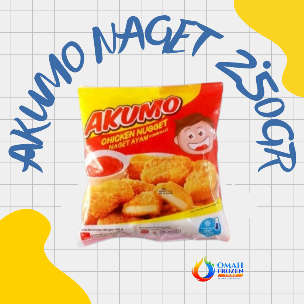 

Akumo Naget Ayam Chicken Nugget 250gr (NON COD DAN REGULER DILUAR KOTA SOLO)