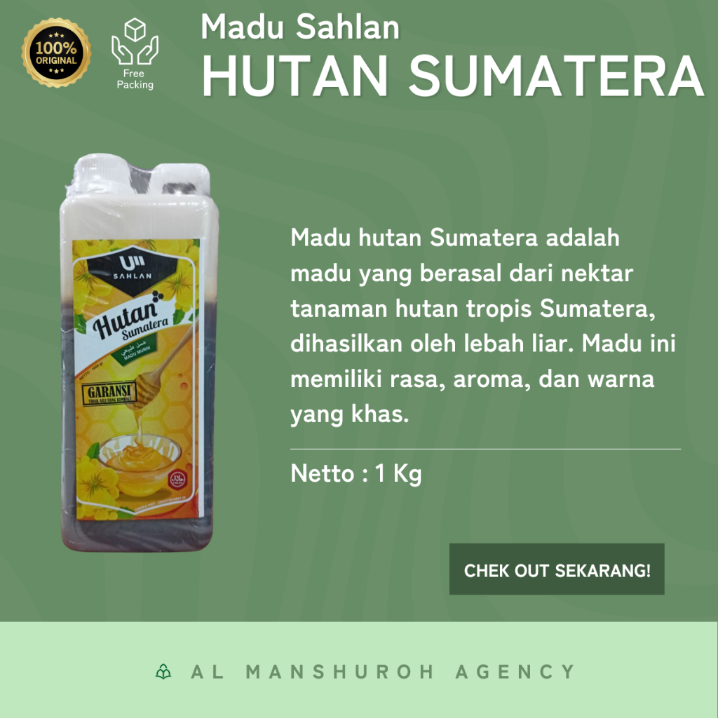 

MADU HUTAN SUMATERA SAHLAN 1KG