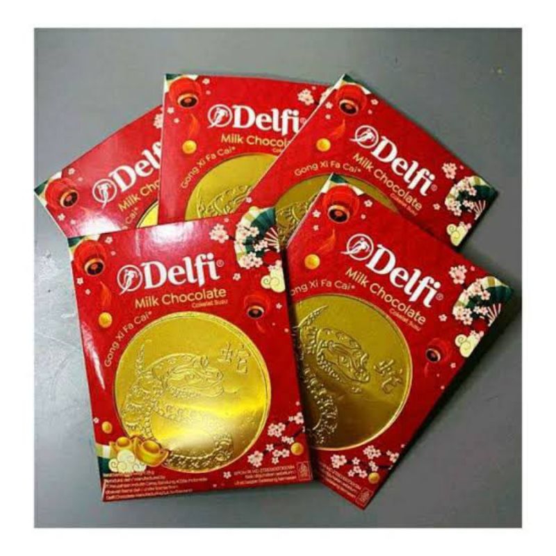 

coklat Delfi 25gr kemasan Imlek 2025