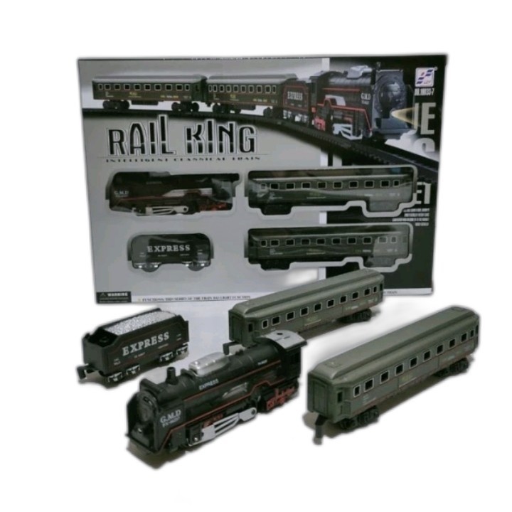 Mainan Anak Kereta Rail King Kereta Mainan Rail King Classical Train 19033-7