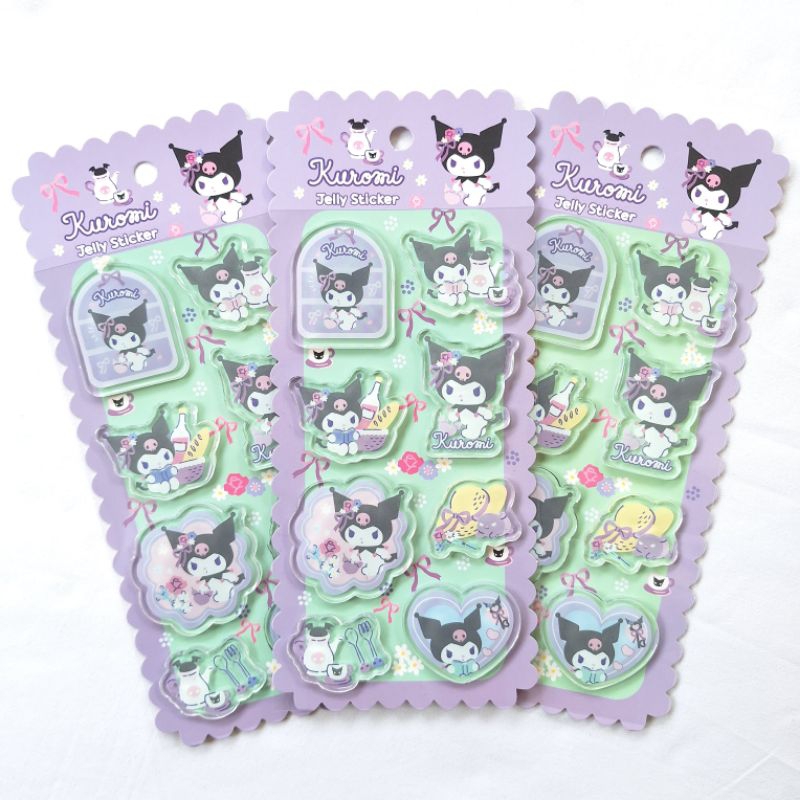 

Kuromi jelly Embossed Sticker Adinata /Label)/ Perkat 2532-6105
