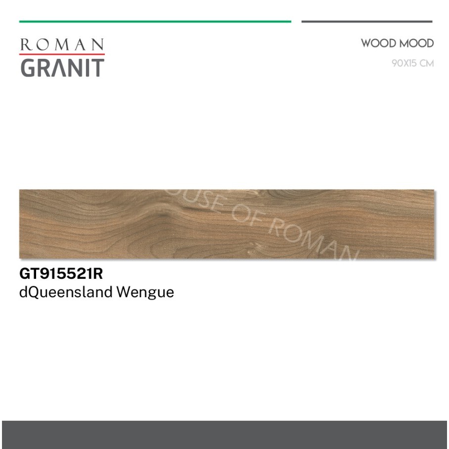 Roman Granit dQueensland wengue 90x15 / lantai kayu / keramik kayu / granit kayu / keramik motif kay