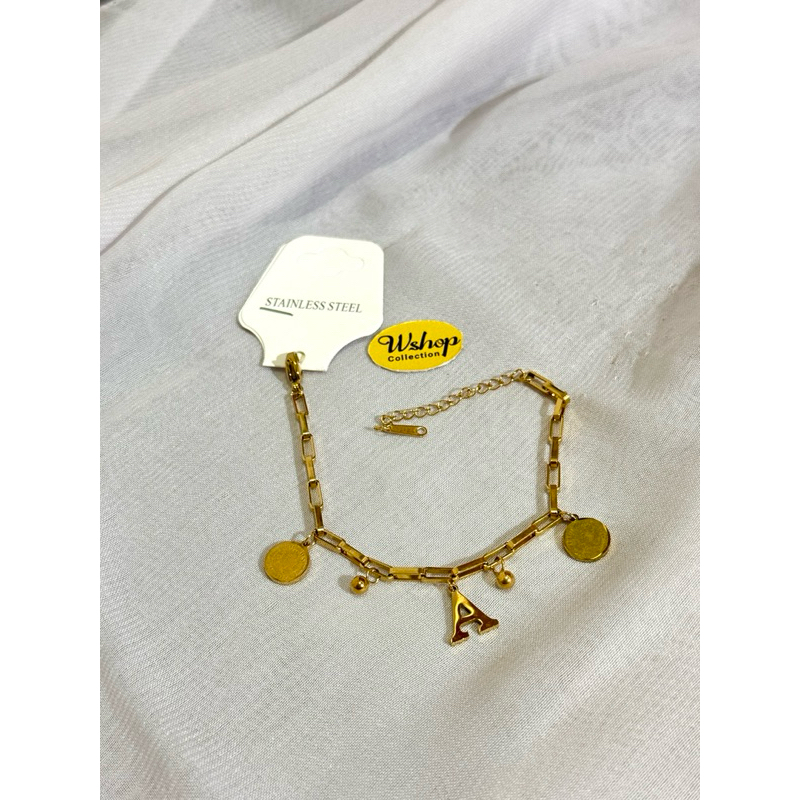 GELANG HURUF TITANIUM