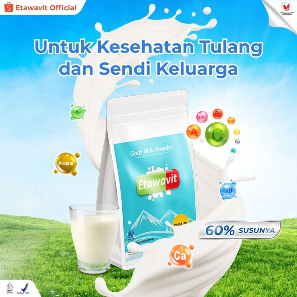 

Susu Kambing ETAWAVIT Original Menjaga Kesehatan dan Memenuhi Kebutuhan Kalsium Anda