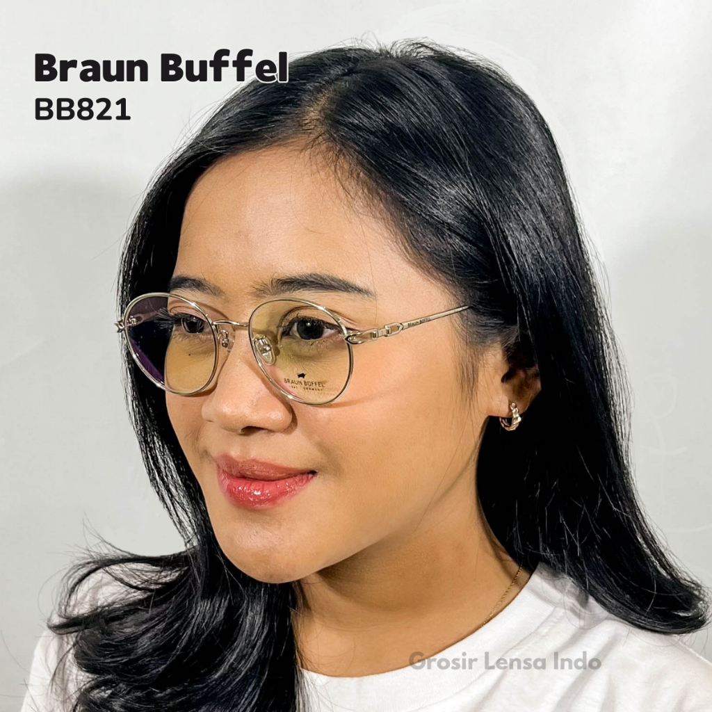 Frame Kacamata Original Braun Buffel Size 49 Full frame pria / wanita
