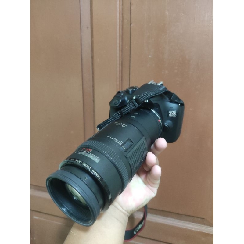 KAMERA CANON 1300D LENSA TELE 70-210 F4 KONSTANT PUSHPULL