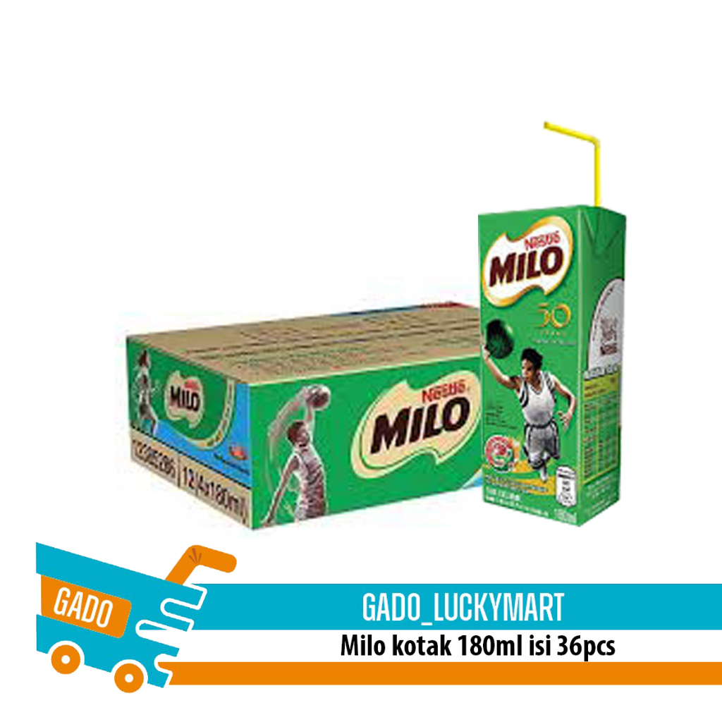 

Milo kotak 180ml dus/ susu milo coklat/susu uht coklat box karton