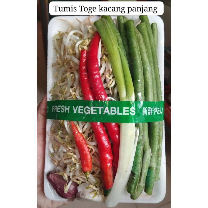 

paket tumis toge kacang panjang