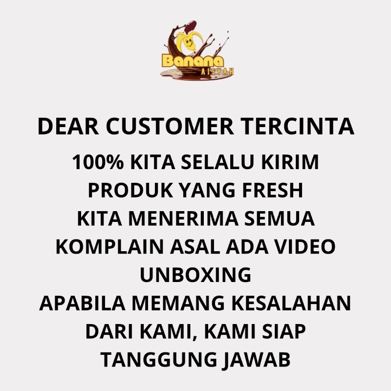 

Lezatoz_Genz Beli 1 Gratis 1 Keripik Pisang Lumer Coklat Premium (Total Berat 600Gram)