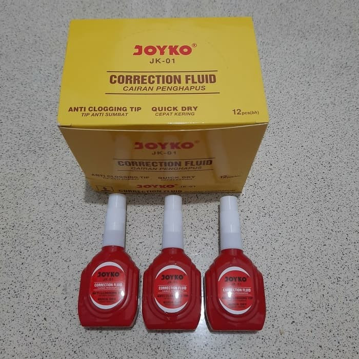 ACCS Tipex Cair Joyko JK-01 Mini / Tip Ex Joyko JK-01 Mini / Tipe Ex Joyko Murah TIP EX KOTAK