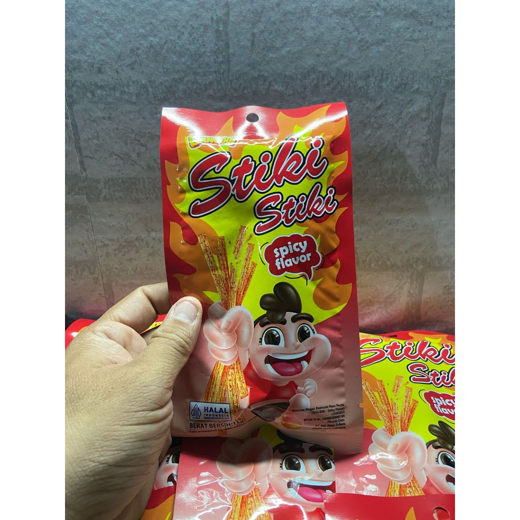 

[SBI TOYS] 1 pack Snack Stiki Stiki Spicy isi 20 pcs