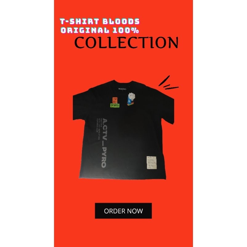 KAOS/T-SHIRT BLOODS ORIGINAL 100% BLOODS-INDUSTRIES.CO