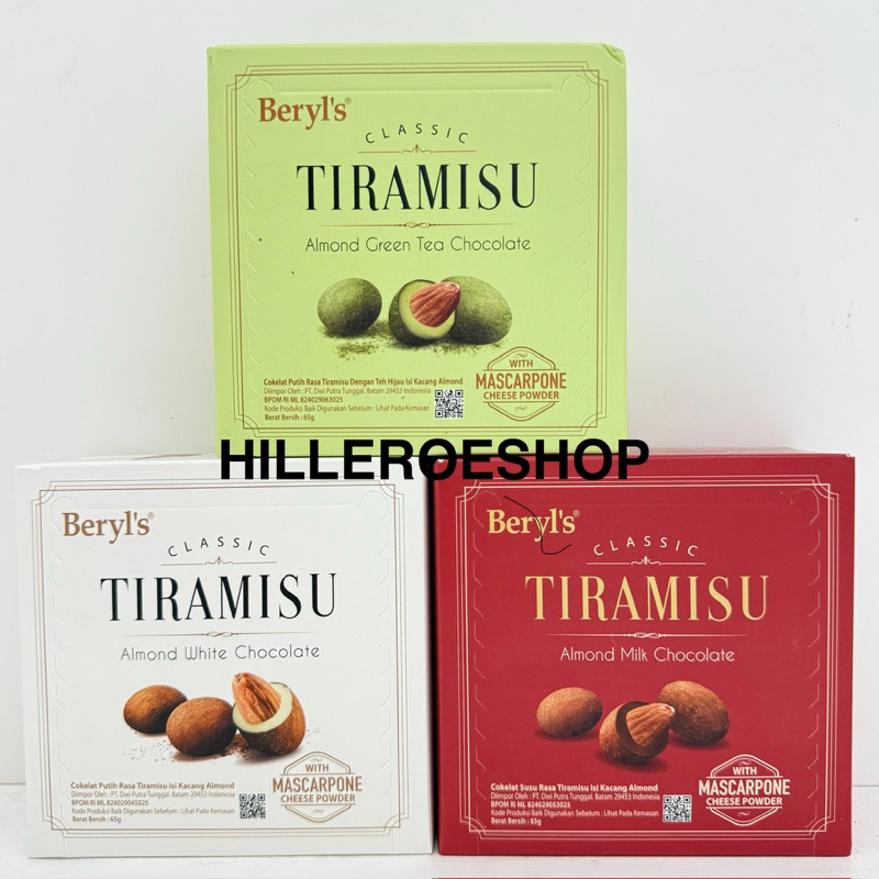 

Ay00! COKLAT BERYLS ALMOND TIRAMISU 65GRAM COKELAT MALAYSIA BERYL'S GREEN TEA ALMOND MILK WHITE