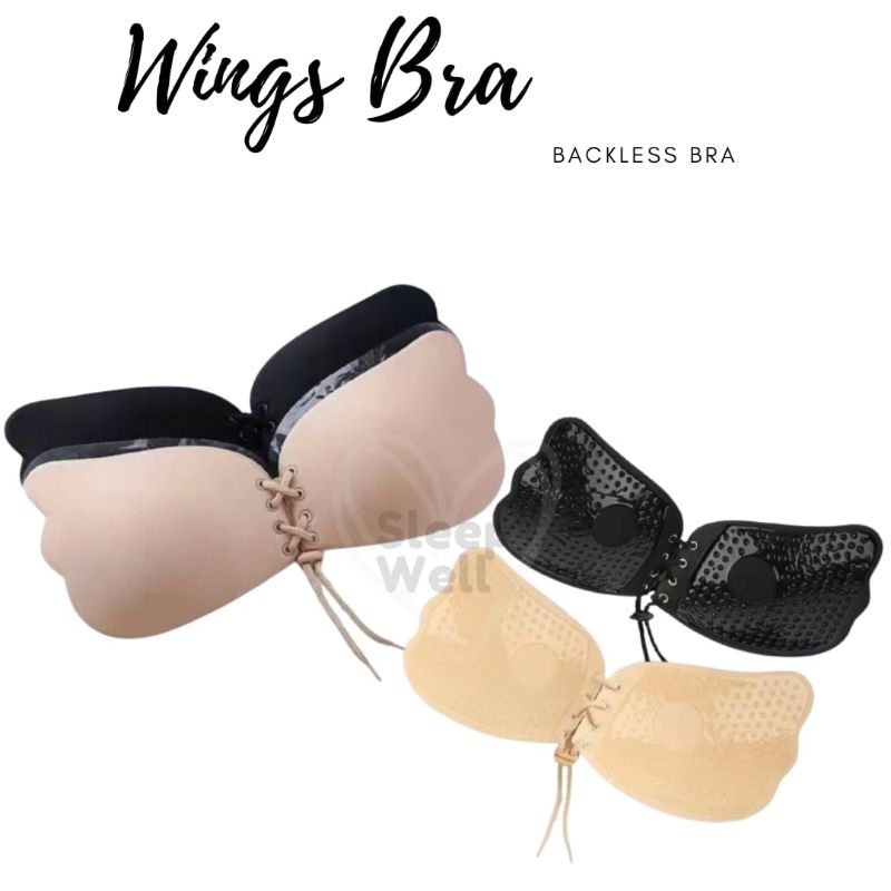 BRA TANPA TALI / INVISIBLE BRA PUSH UP / BRA KUPU-KUPU KOREA / BRA BACKLESS