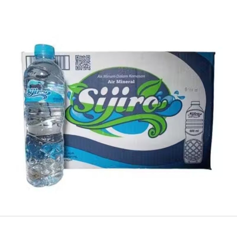 

air mineral 1 dus sijiro 600ml x 24 botol gudang kota samarinda