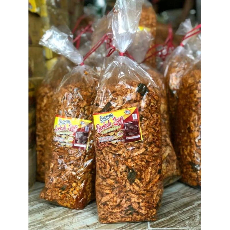 

basreng viral pedas dan original daun jeruk per ball kuranji padang