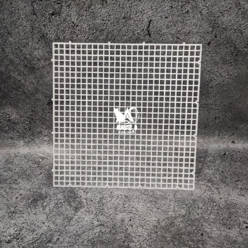 Sekat Aquarium Plastik Grid Divider Holder Tray Egg Crate 30x30cm