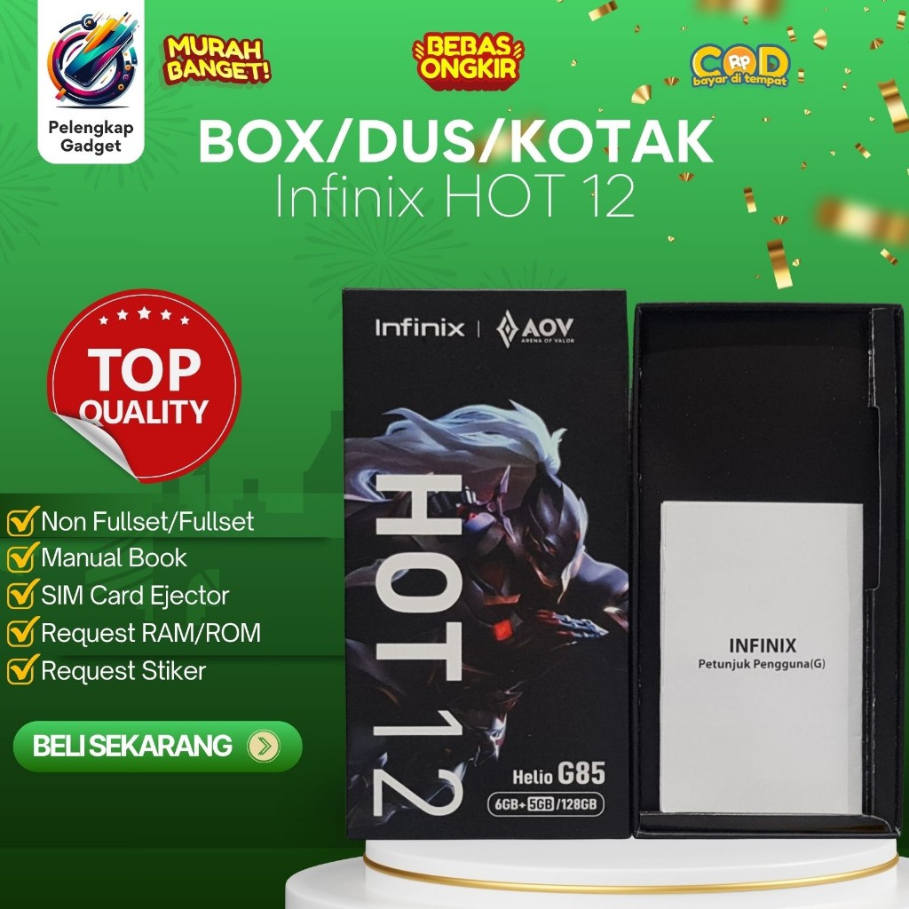 

BOX/DUS/KOTAK Infinix HOT 12
