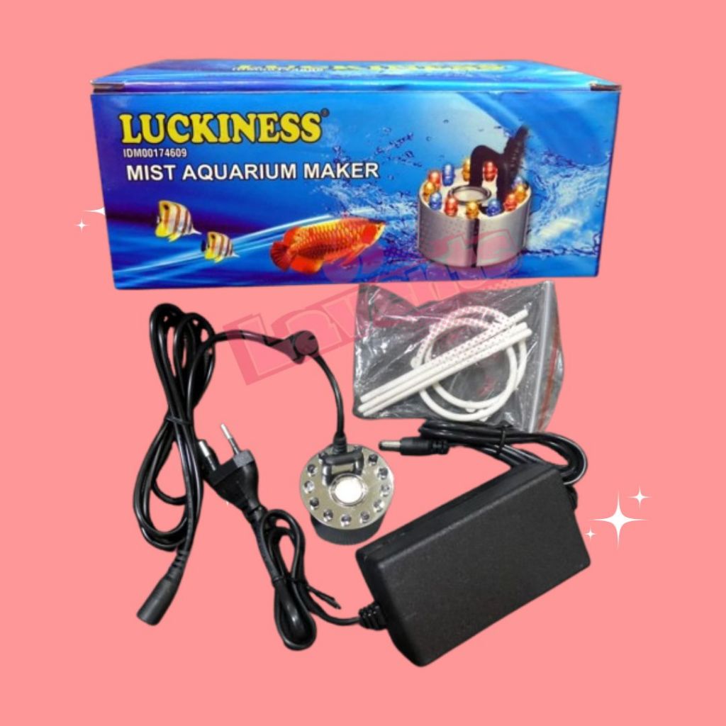 Mesin Kabut Aquarium Luckiness Mist Maker LED