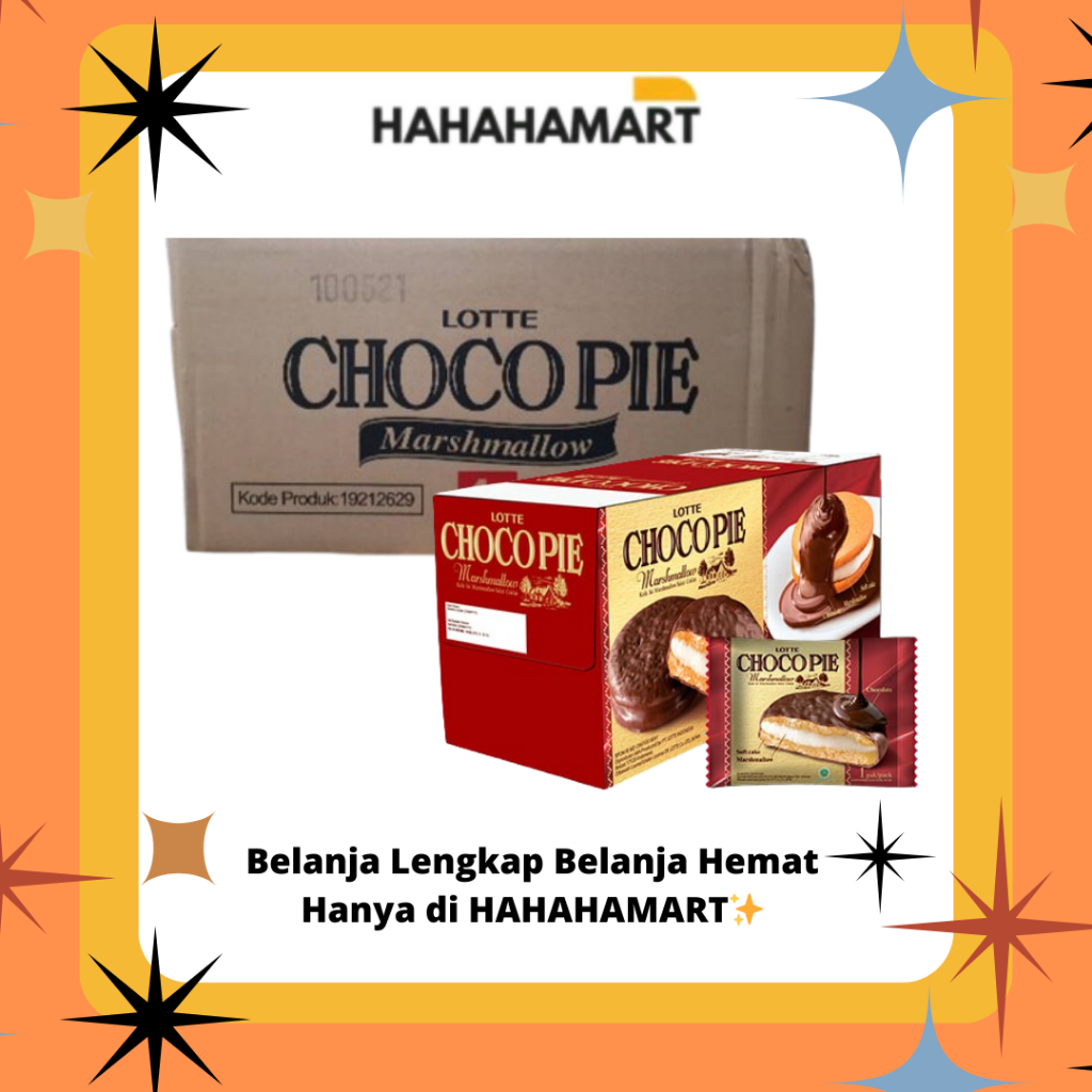 

Choco Pie Kemasan Besar Harga Termasuk 1 Karton Isi 8 Box Atau 96pcs