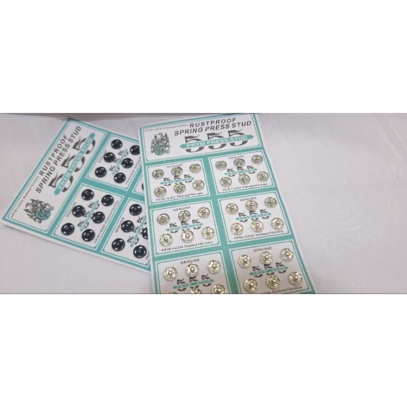 kancing jepret / kancing jepret 555 / kancing cetet (1 lembar)