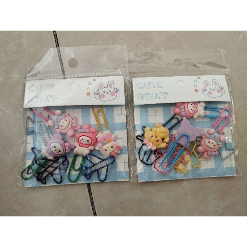 

Paperklip buku karakter sanrio paperklip kertas kuromo