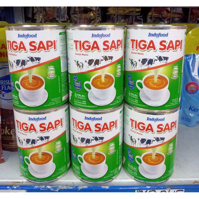

Promo ‼️ Tiga Sapi Susu kental Manis 490gram