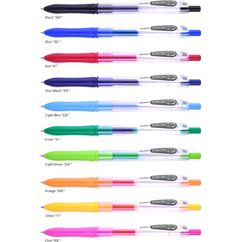

Pulpen Gel Zebra Kokoro Hitam & Biru Sweet Semi Gel Pen Pena Bolpoin Ballpoint ATK Alat Tulis Kantor