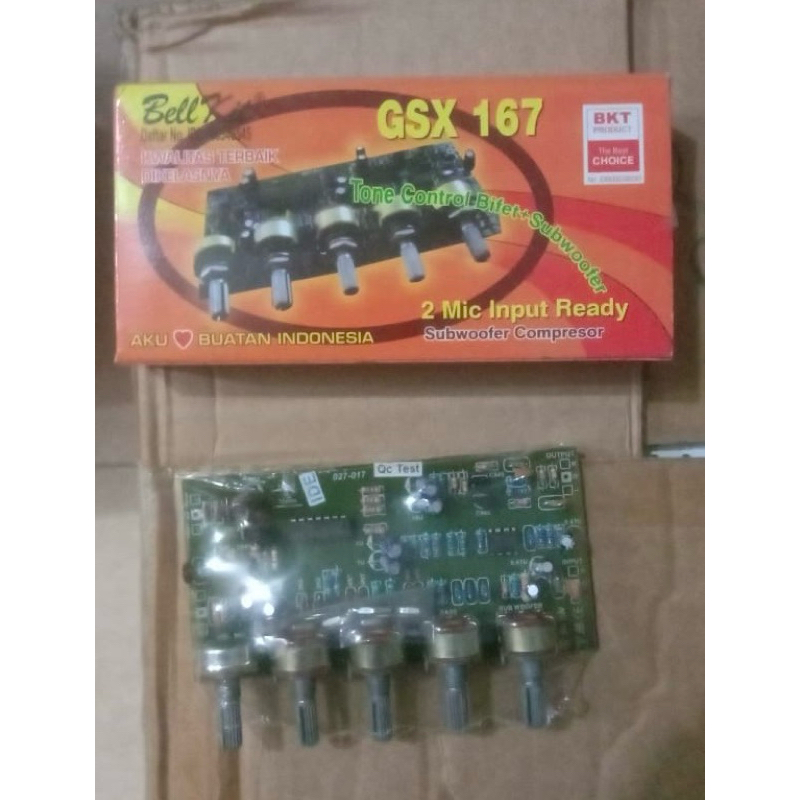 Kit Tone Control Bifet + Subwoofer GSX-167 GSX 167 Bell kit