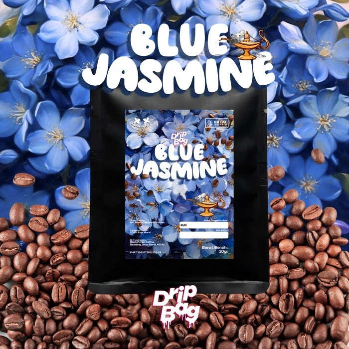 

Blue Jasmine 1 PCS Drip Bag Coffee - ( kopi instant filter )