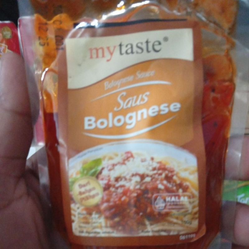 

my taste bolognese sauce saus bolognese UK 100 gr