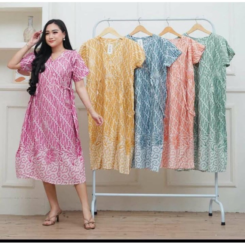 Kimono Daster Wanita Modern Batik