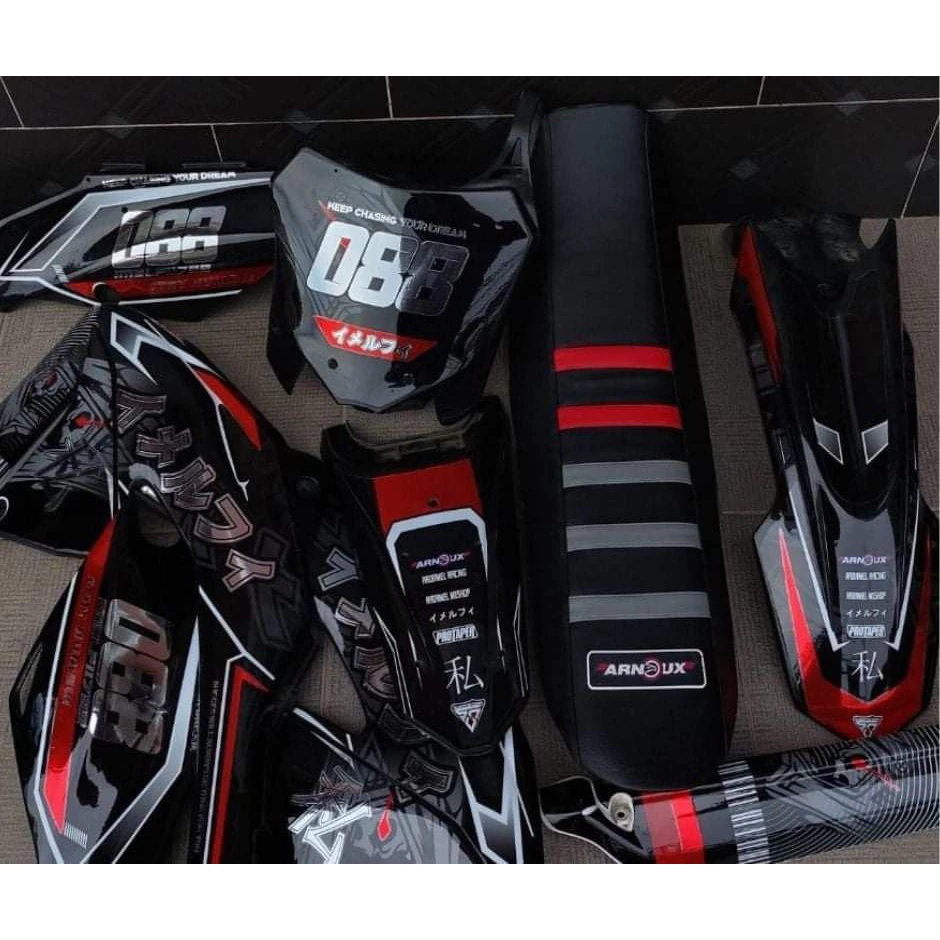 kulit jok klx bf dtracker gordon 150 supermoto s original arnouxracing