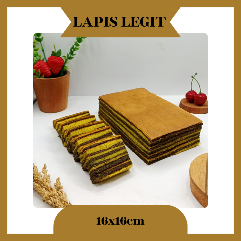 

NOB Paket 2 Box Kue Tradisional Kue Lapis Legit Bika Ambon Khas Medan
