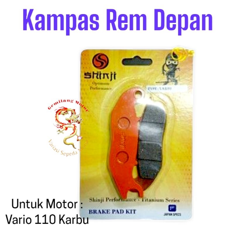KAMPAS REM DEPAN SHINJI VARIO 110 KARBU OLD