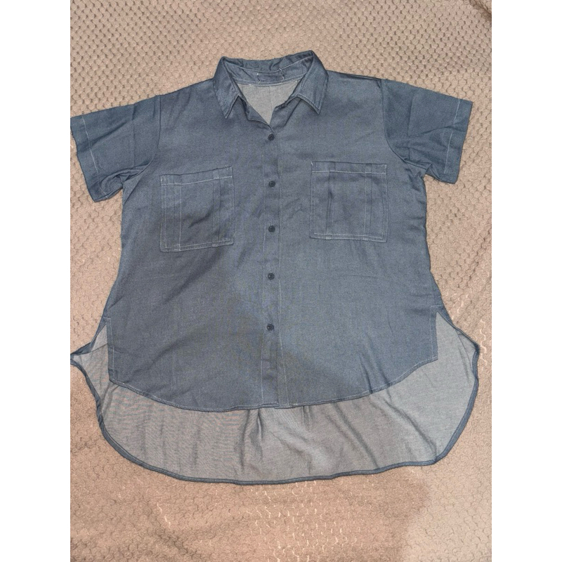 KEMEJA DENIM OVERSIZE