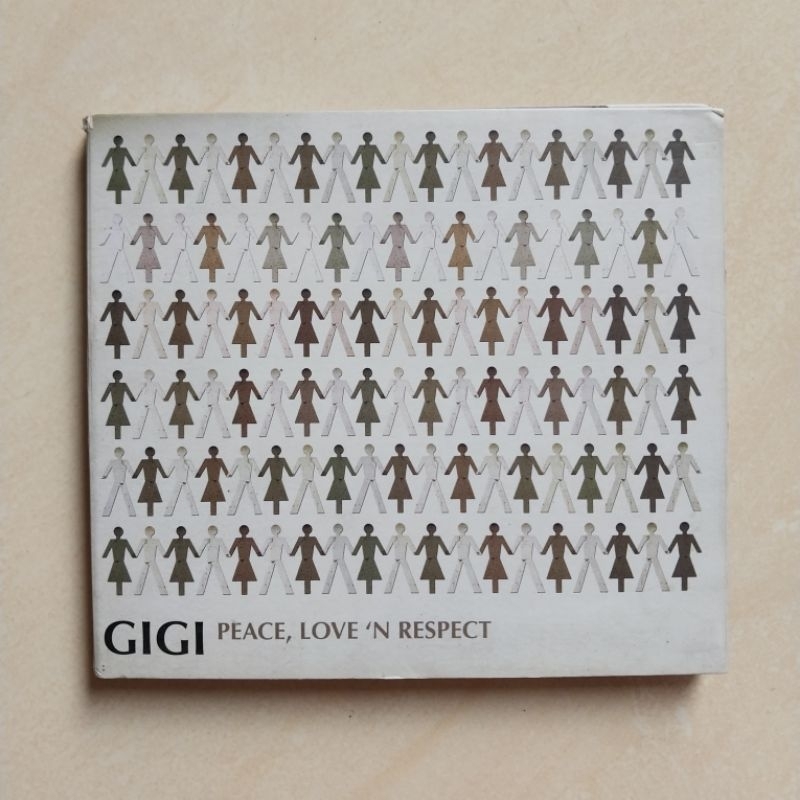 CD GIGI ALBUM PEACE, LOVE N RESPECT