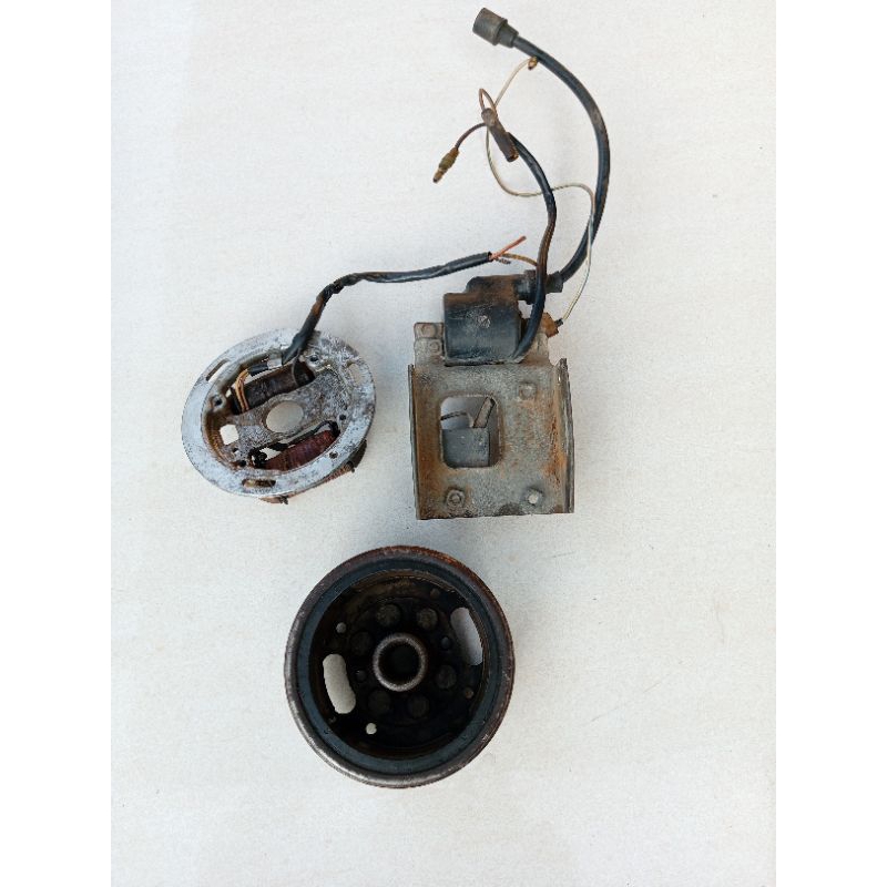 PAKET HEMAT PENGAPIAN SUZUKI RC SERIES MAGNIT SPUL KOIL CDI RC BRAVO TORNADO KRISTAL TORNADO GS ORIG