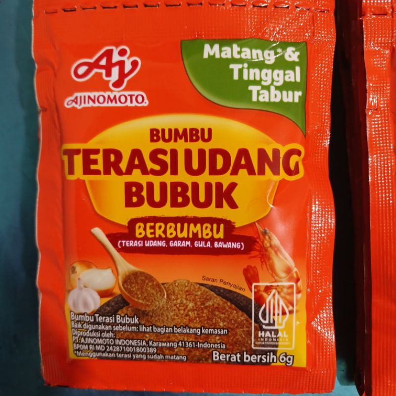 

[PCS] TERASI BUBUK AJINOMOTO SACHET 6 GRAM