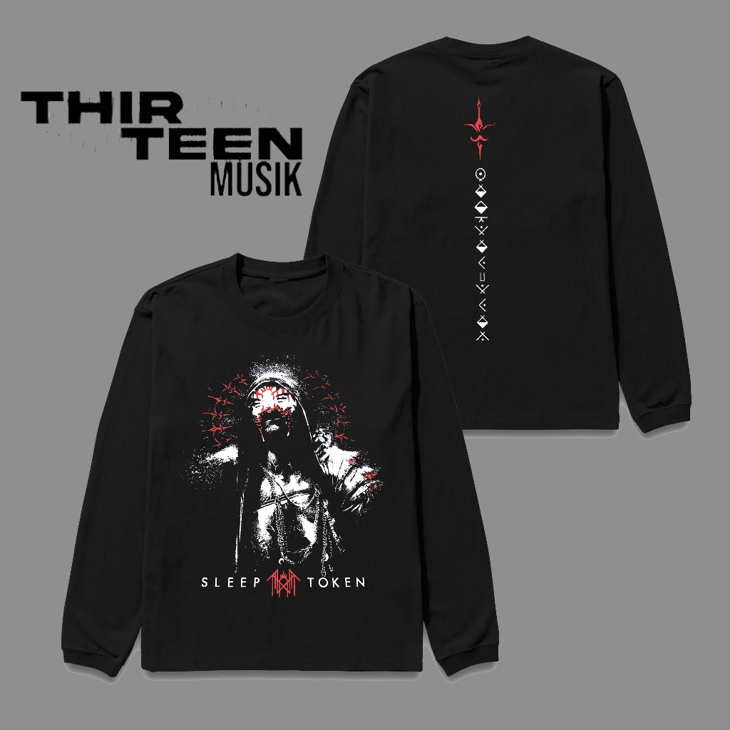 Long sleeve Band Sleep Token - T-Shirt Lengan Panjang Band Sleep Token Cotton Combed 24s